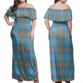 Clan Agnew Ancient Tartan Hawaii Dress IK16 Clan Agnew Tartan Hawaii Dress